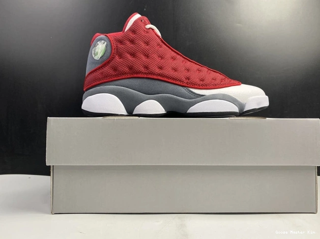 Grey Jordan Retro Air Gym Red 414571-600 13 Flint 0607